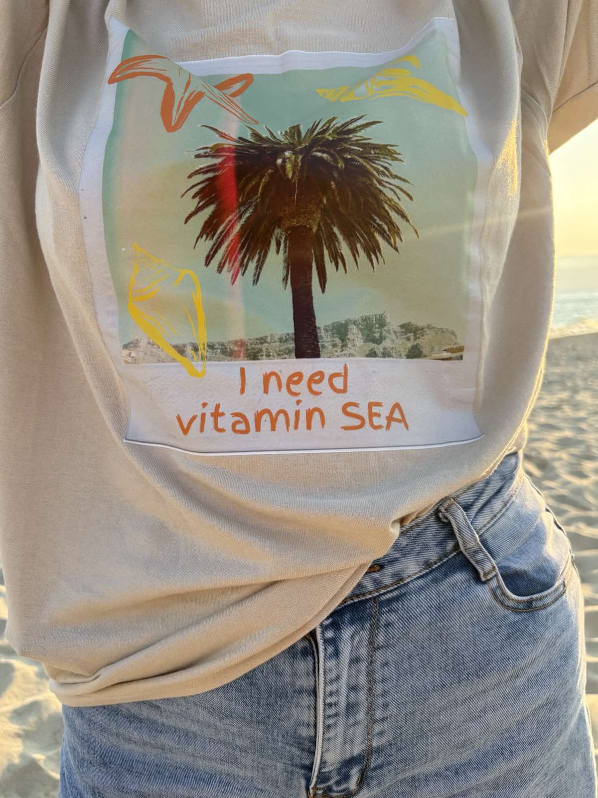 Vitamin Sea Tee Unisex – Sand Edition